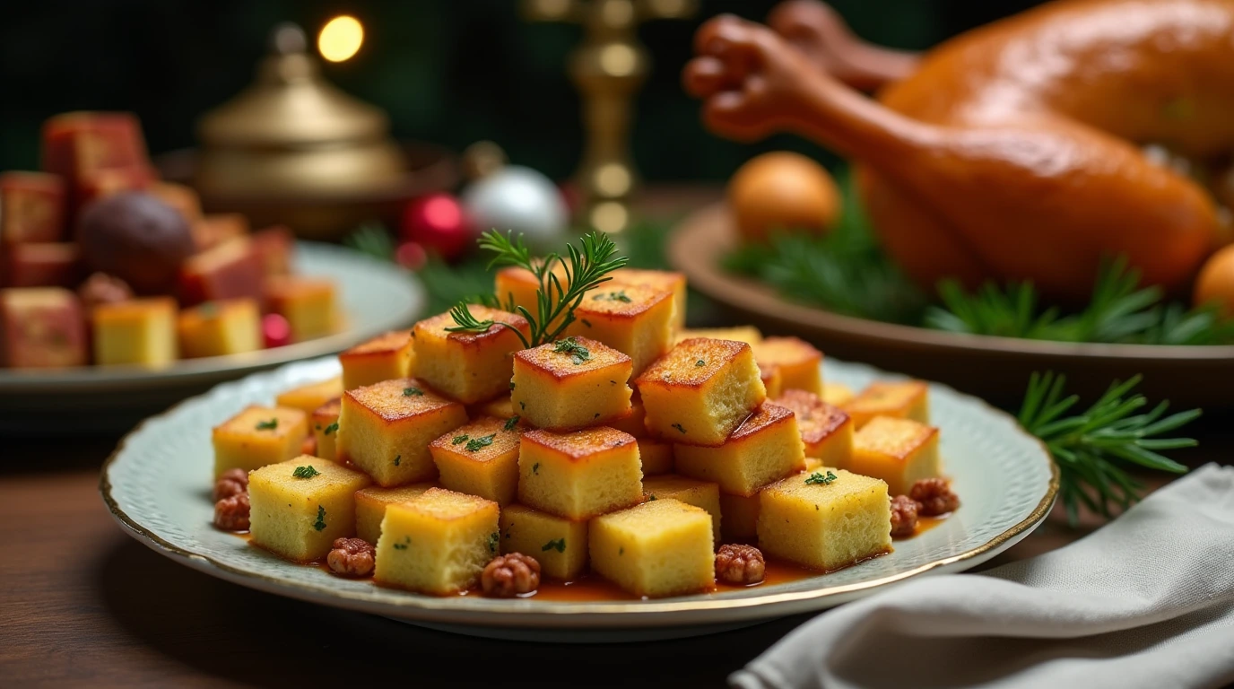 Holiday Stuffing with Herbs and Sausage