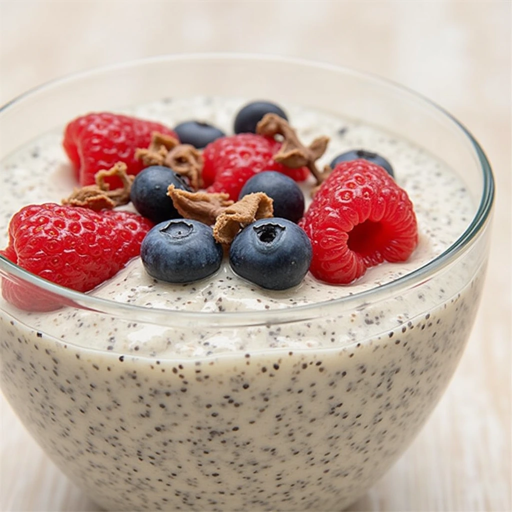 Chia Seed Pudding with Berries