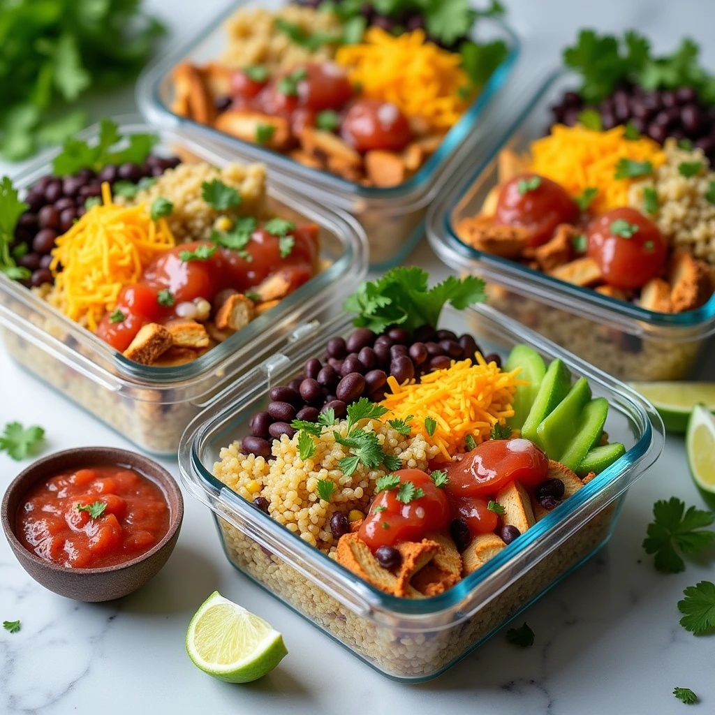 Chicken Breast Burrito Bowls