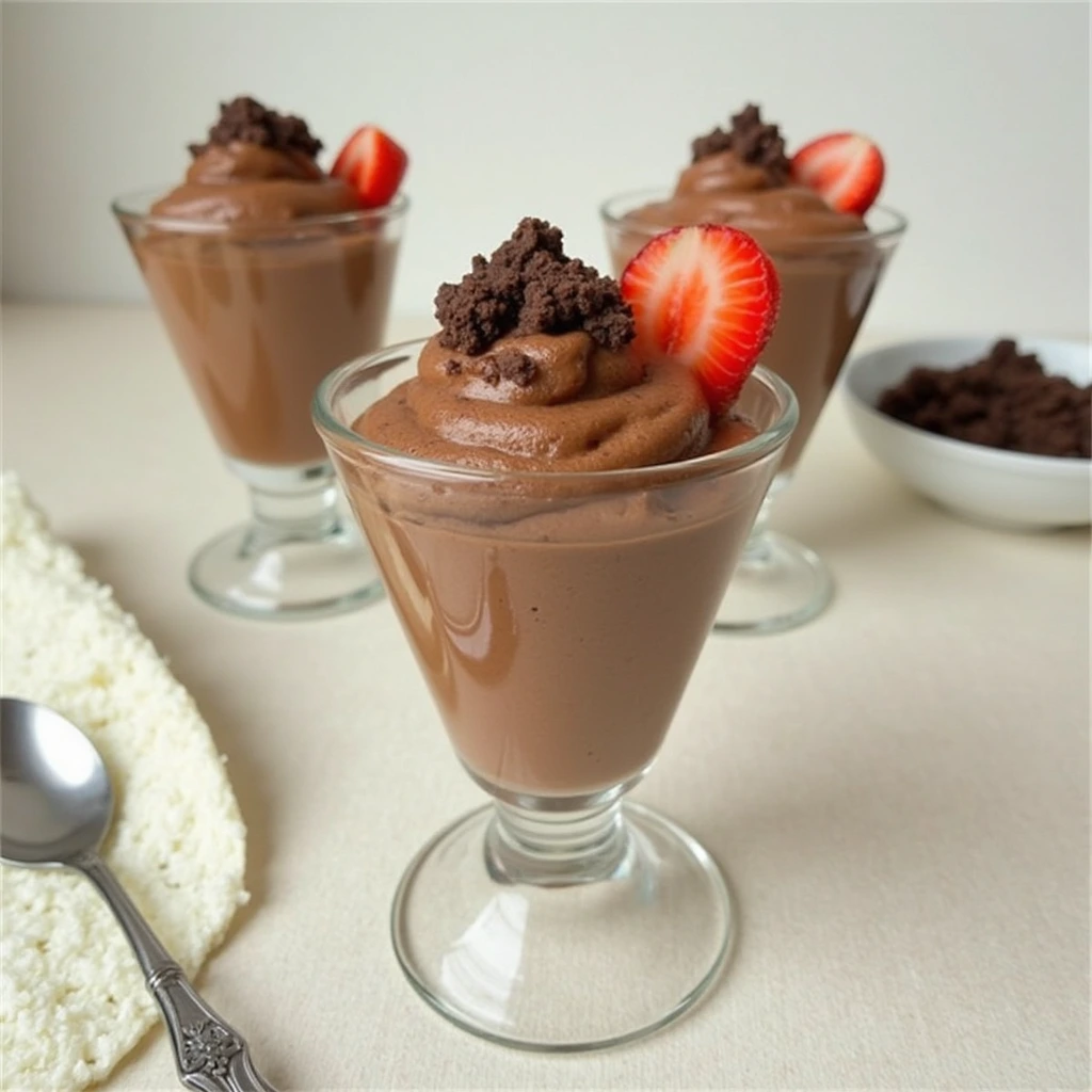 No-Bake Sugar-Free Chocolate Mousse 