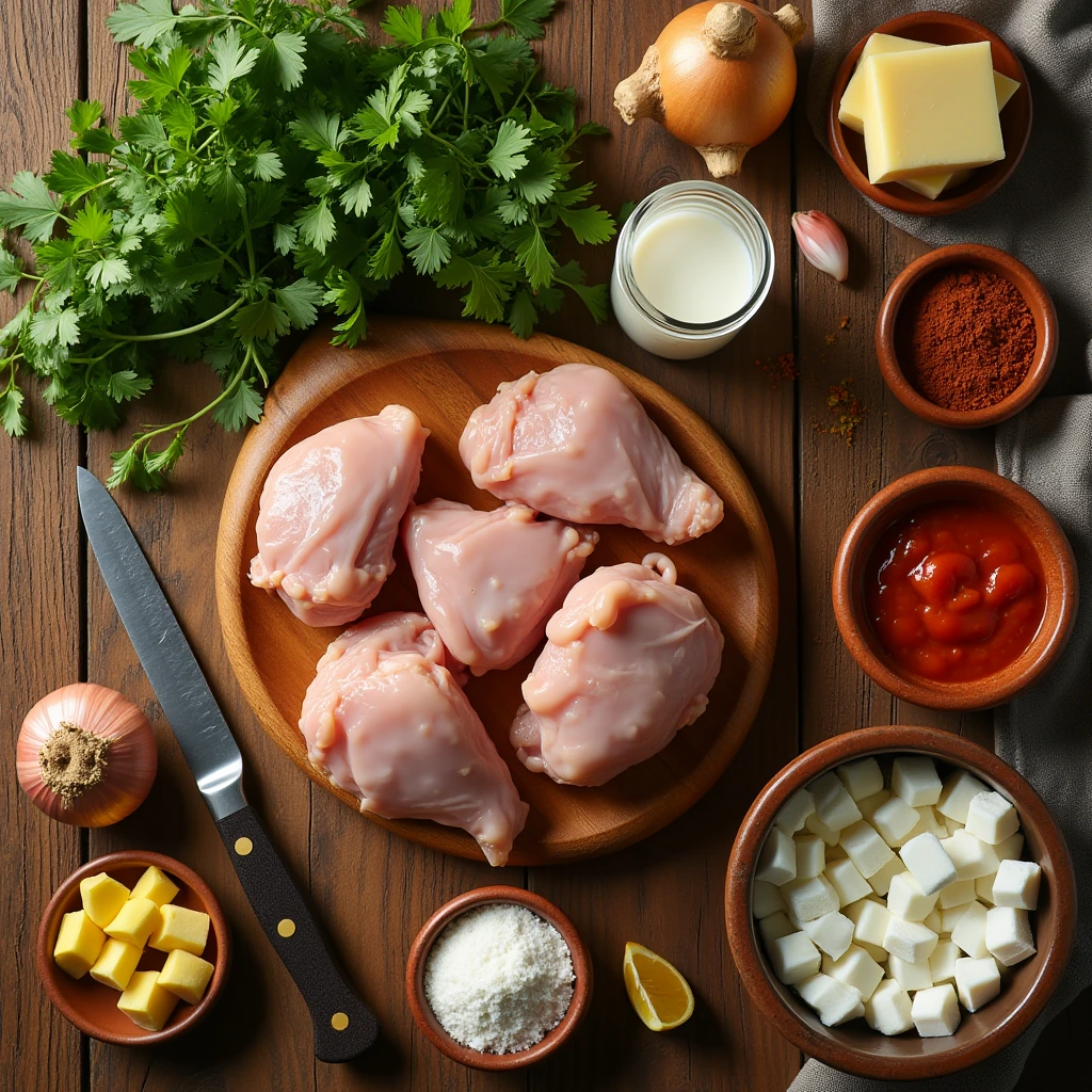 Butter Chicken ingredients