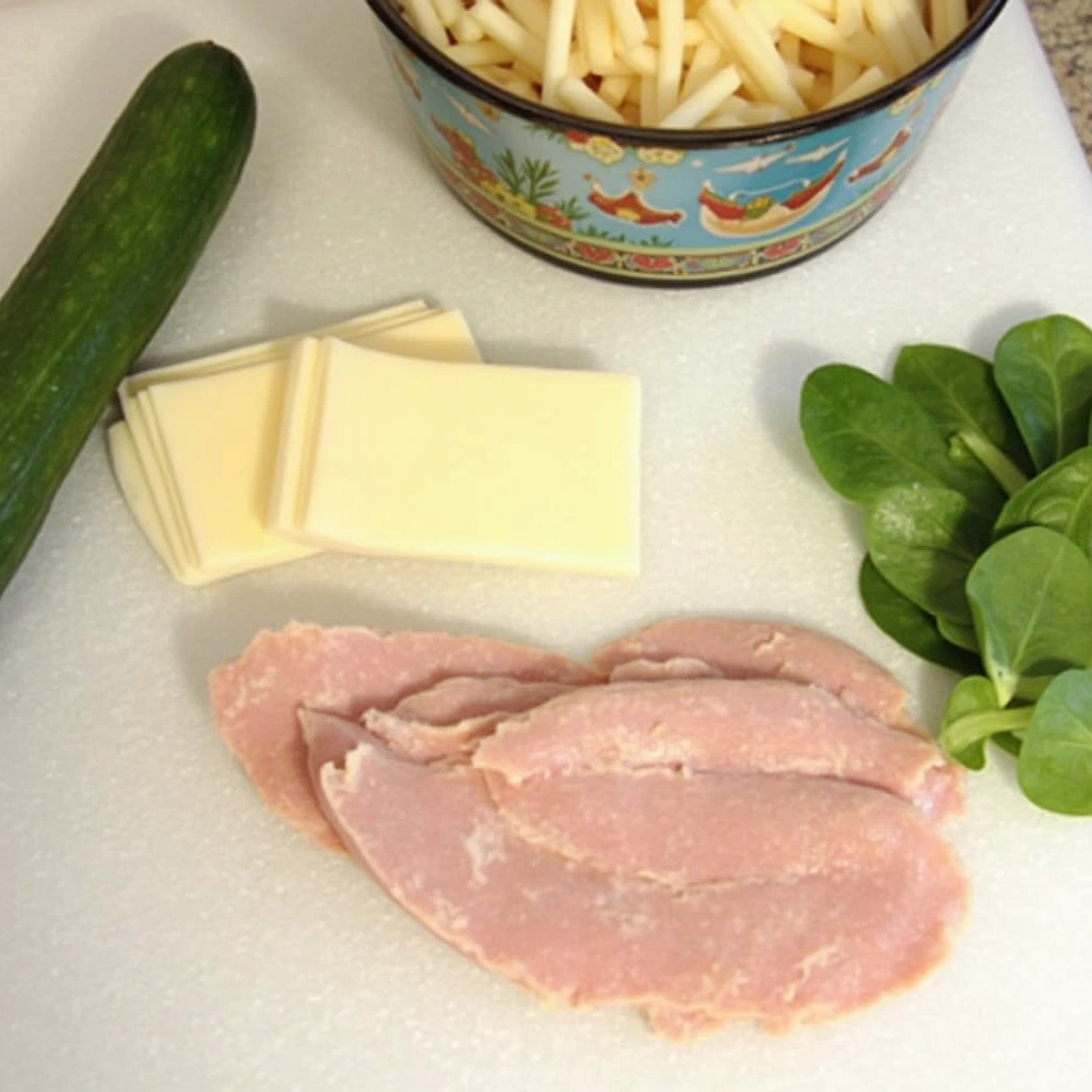 Essential Ingredients for Turkey & Cheese Roll-Ups 