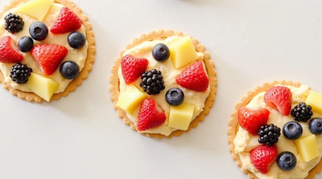 Mini Fruit Pizzas